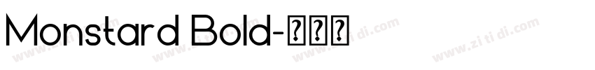 Monstard Bold字体转换